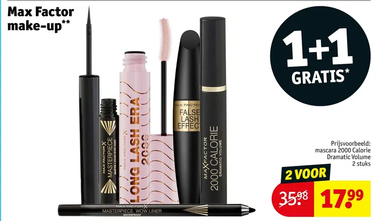 Aanbieding: Max Factor make-up