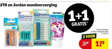 Aanbieding: 2TH en Jordan mondverzorging