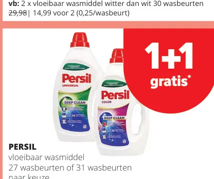 Promotie: Vloeibaar wasmiddel color