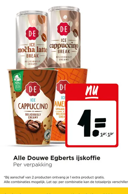 Aanbieding: Douwe Egberts ijskoffie