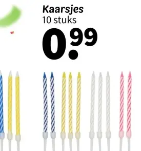 Aanbieding: Kaarsjes