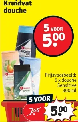 Promotie: Kruidvat douche