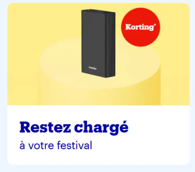 Offre: Restez chargé