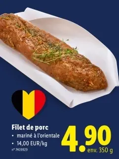 Offre: Filet de porc