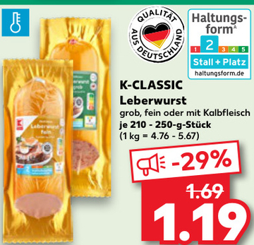 Aanbieding: Leberwurst