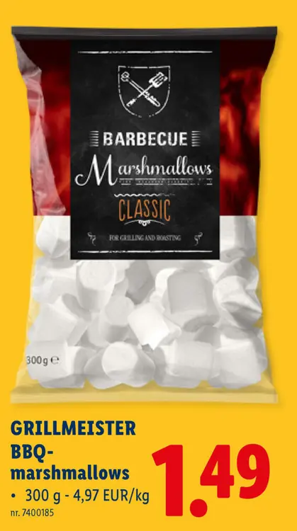 Promotie: BBQ-marshmallows