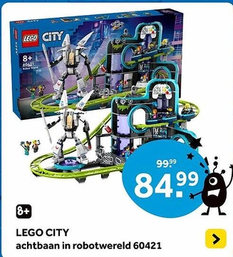 Aanbieding: LEGO CITY achtbaan in robotwereld 60421