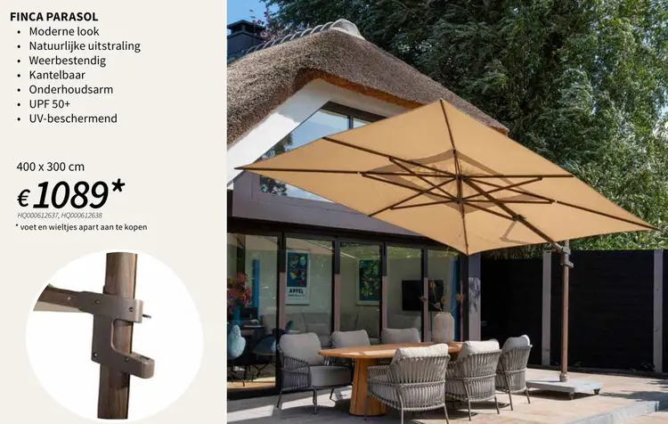 Promotie: Finca parasol