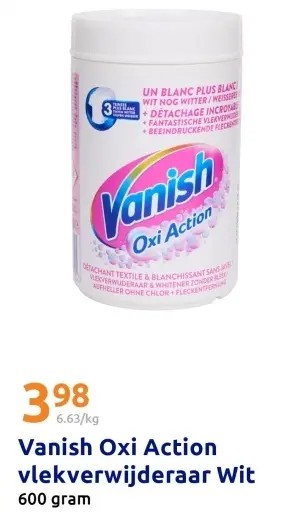 Aanbieding: Vanish Oxi Action vlekverwijderaar Wit