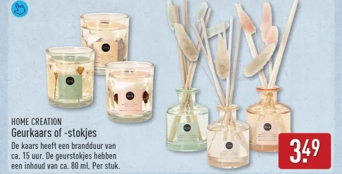 Aanbieding: Geurkaars of -stokjes