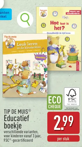 Promotie: Educatief boekje