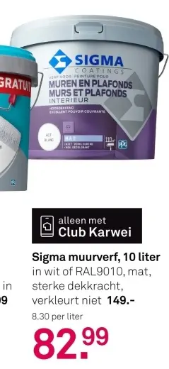 Aanbieding: Muurverf