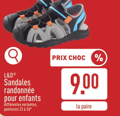 Offre: Sandales randonnée pour enfants