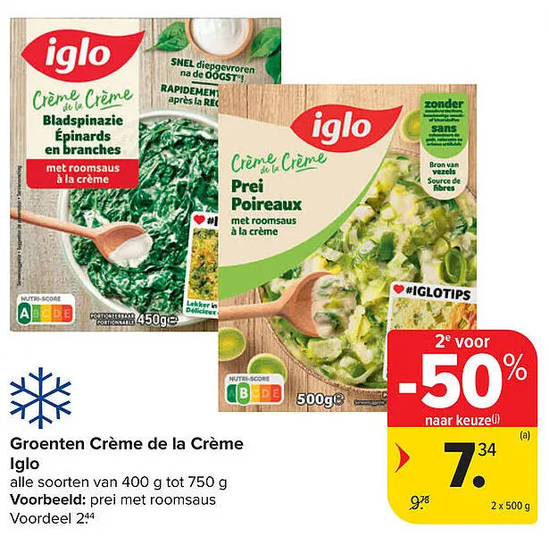 Aanbieding: Groenten Crème de la Crème
