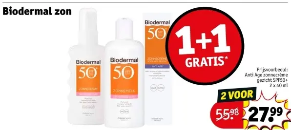 Aanbieding: Biodermal zon