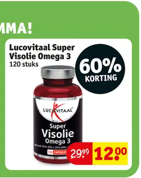 Aanbieding: Lucovitaal Super Visolie Omega 3 