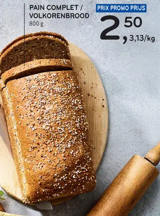 Offre: Pain complet / volkorenbrood