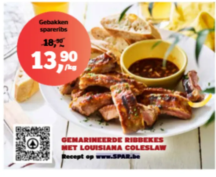 Promotie: Gebakken spareribs