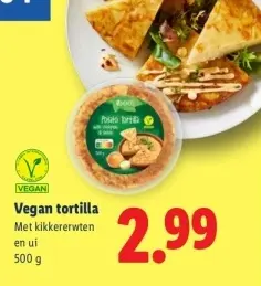 Aanbieding: Vegan tortilla
