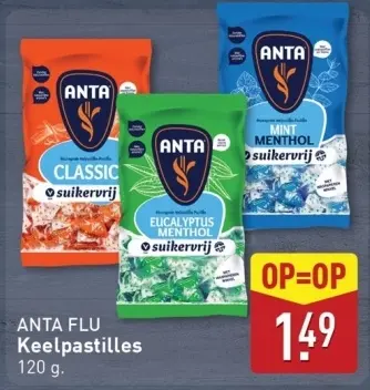 Aanbieding: FLU Keelpastilles