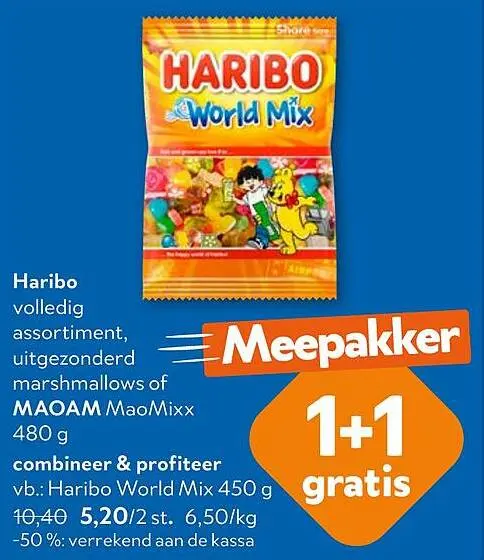 Promotie: Haribo volledig assortiment