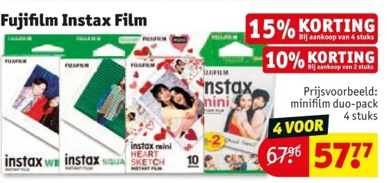 Aanbieding: Instax Film