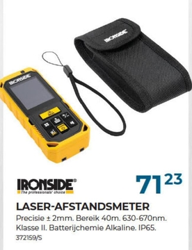 Aanbieding: LASER-AFSTANDSMETER