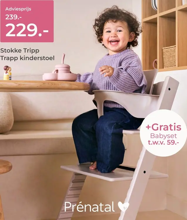 Aanbieding: Tripp Trapp kinderstoel