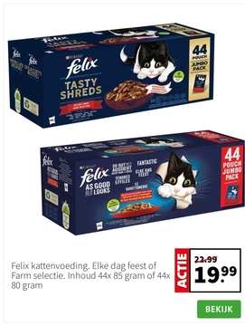 Aanbieding: Felix kattenvoeding. Elke dag feest of Farm s