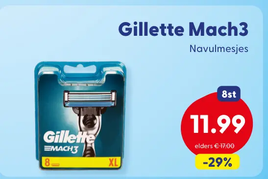Aanbieding: Gillette Mach3