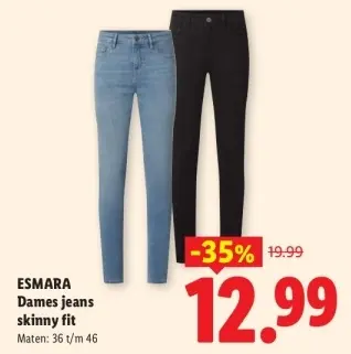 Aanbieding: Dames jeans skinny fit