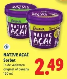 Aanbieding: NATIVE AÇAÍ Sorbet