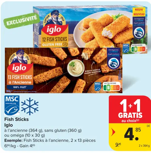 Offre: Fish Sticks