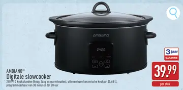 Aanbieding: Digitale slowcooker