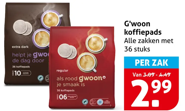 Aanbieding: koffiepads