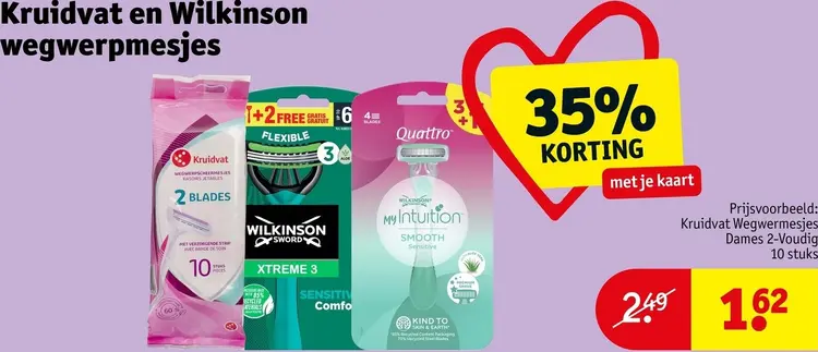 Aanbieding: Wegwerpmesjes