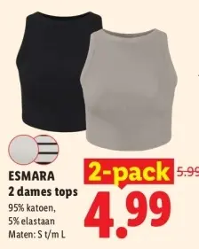 Aanbieding: 2 dames tops