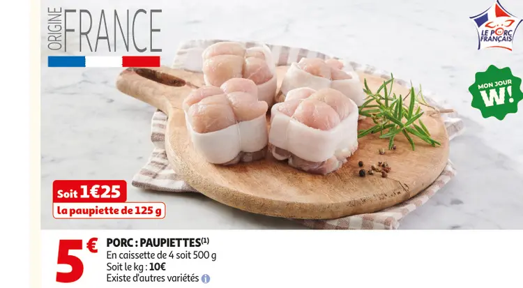 Aanbieding: Porc: paupiettes