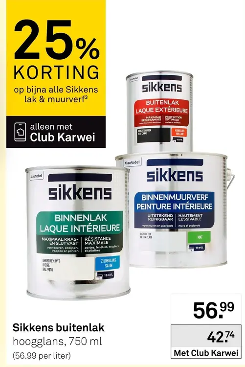 Aanbieding: Sikkens buitenlak