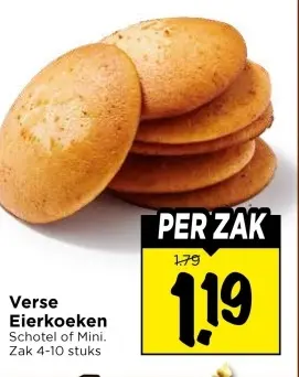 Aanbieding: Verse Eierkoeken
