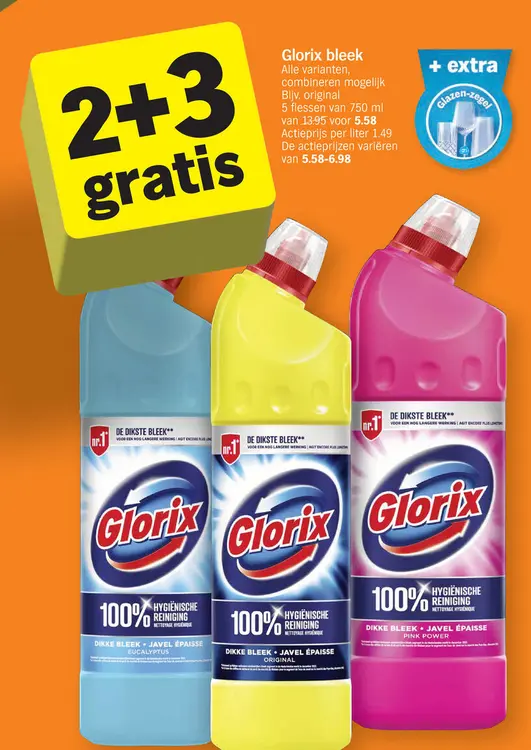 Aanbieding: Glorix bleek