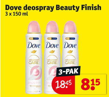 Aanbieding: Dove deospray Beauty Finish