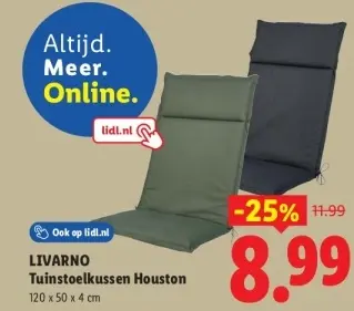 Aanbieding: Tuinstoelkussen Houston