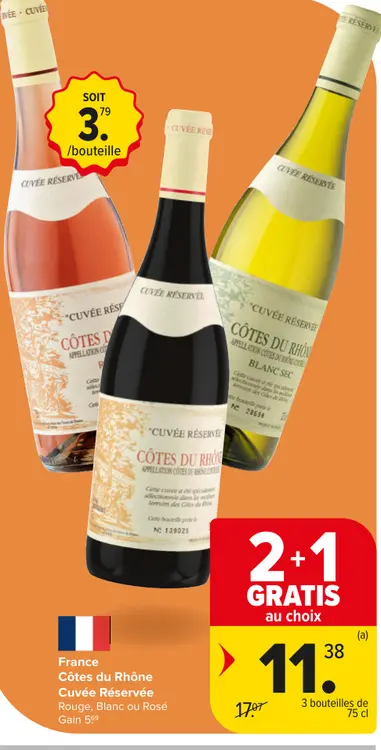 Offre: Cuvée Réservée Côtes du Rhône