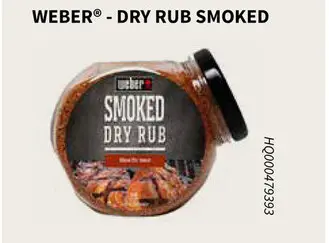 Offre: Dry rub smoked