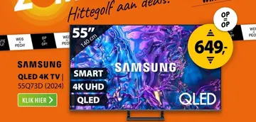 Aanbieding: Samsung qled 4k tv | 55q73d (2024)