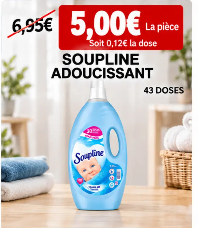 Offre: Soupline adoucissant