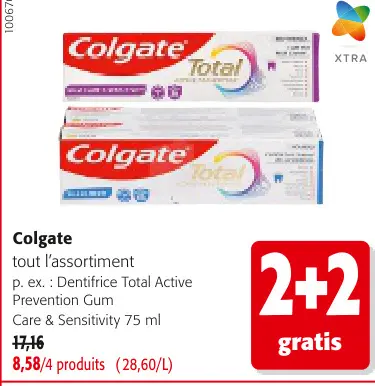 Offre: Colgate tout l'assortiment
