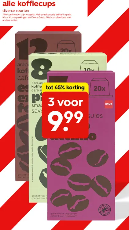 Promotie: Koffiecups