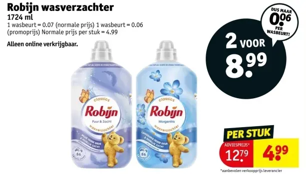 Promotie: Wasverzachter